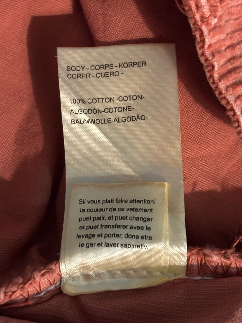 Free People Ray Cord Mini Skirt Myrrh Terracotta Size 8 - Picture 8 of 12